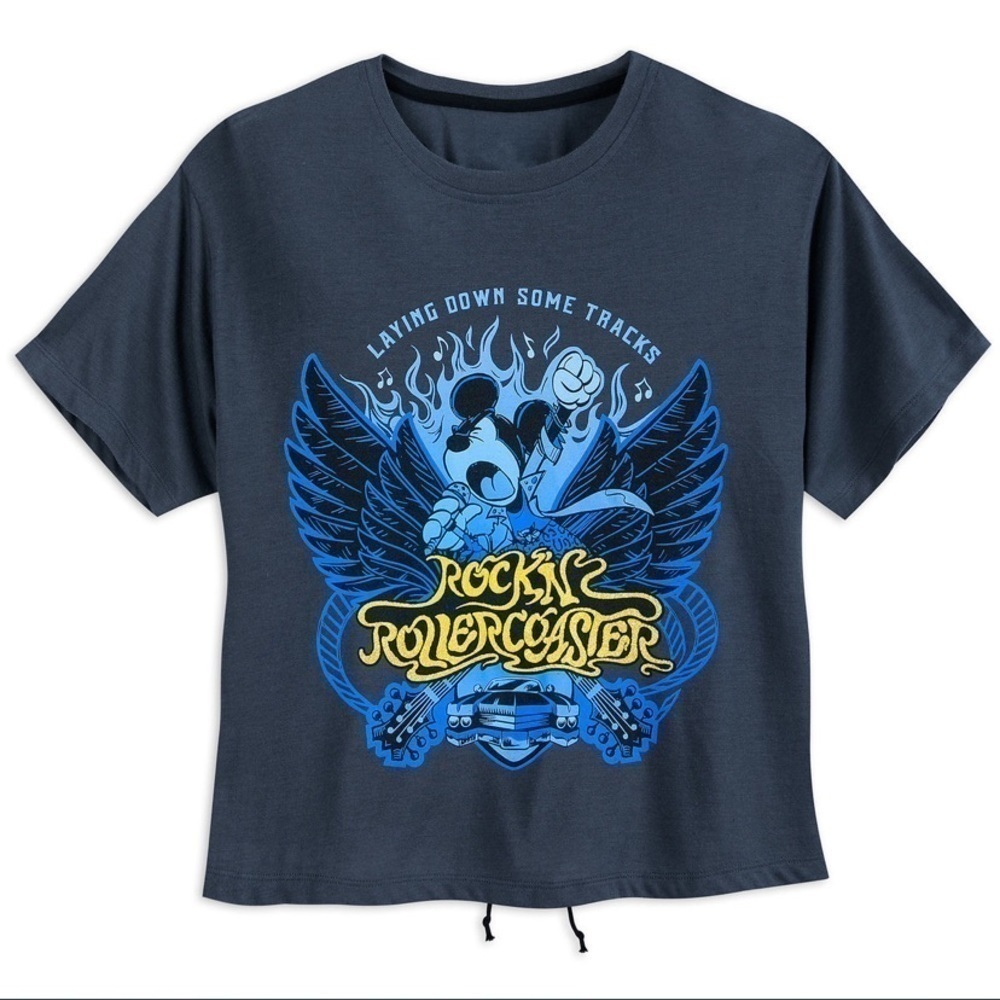 Disney Mickey Rockin’ Roller Coaster Lace Up Top​​​​​​​​​​